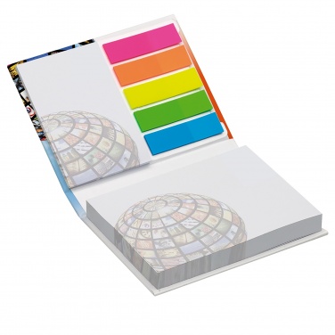 Logo trade corporate gifts image of: Combi notes page marker set hard cover