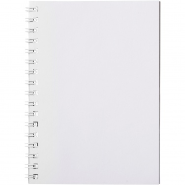 Logo trade promotional giveaways image of: Desk-Mate® spiral A6 notebook PP cover