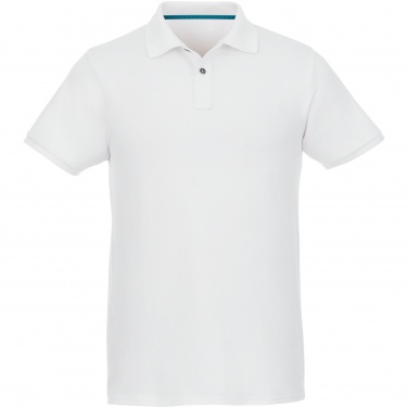 Logo trade promotional item photo of: Beryl short sleeve men's organic recycled polo