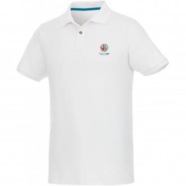 Logo trade promotional products picture of: Beryl short sleeve men's organic recycled polo