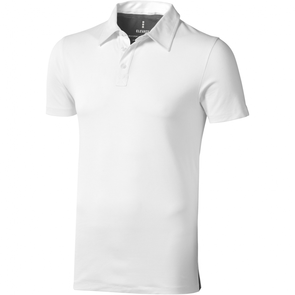 Logo trade corporate gifts picture of: Markham short sleeve men's stretch polo