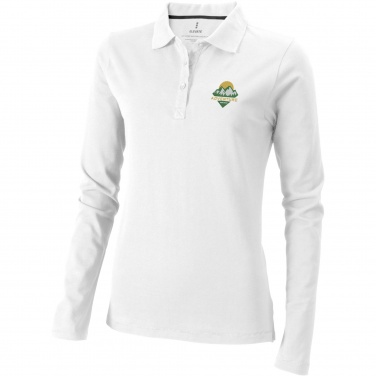 Logotrade corporate gifts photo of: Oakville long sleeve women's polo