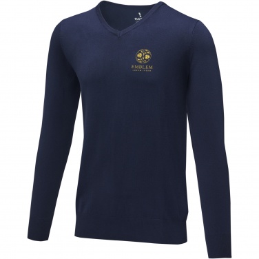 Logo trade promotional giveaways image of: Stanton men's v-neck pullover