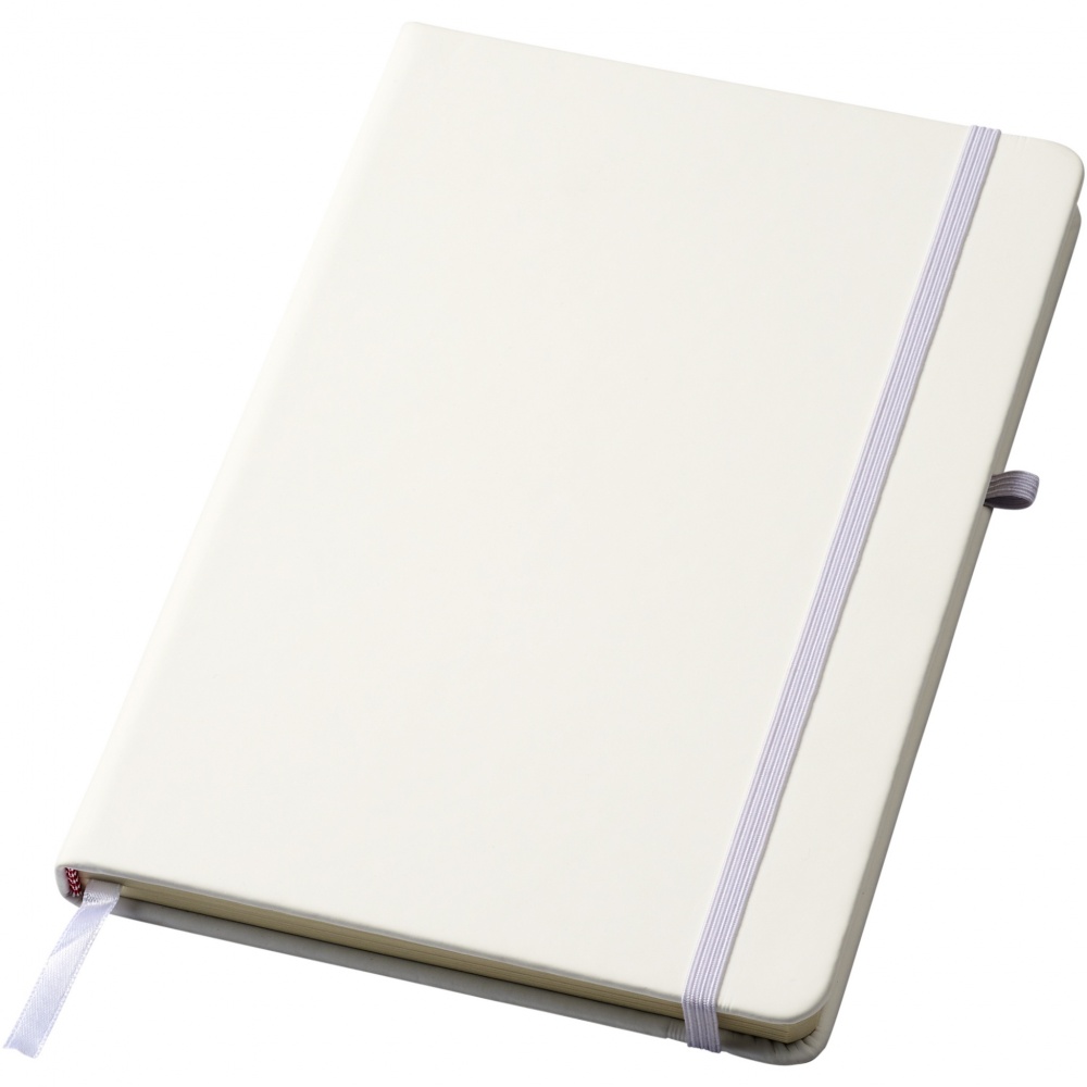 Logo trade promotional giveaways picture of: Polar A5 notebook with lined pages