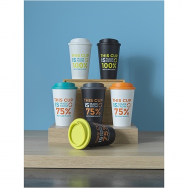 Logo trade promotional merchandise photo of: Americano® Eco 350 ml recycled tumbler
