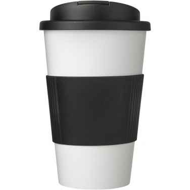 Logotrade promotional gift picture of: Americano® 350 ml tumbler with grip & spill-proof lid