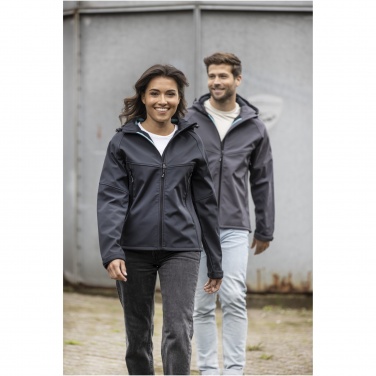 Logo trade promotional giveaways picture of: Coltan women’s GRS recycled softshell jacket