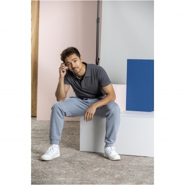 Logo trade promotional merchandise picture of: Graphite short sleeve men’s organic polo