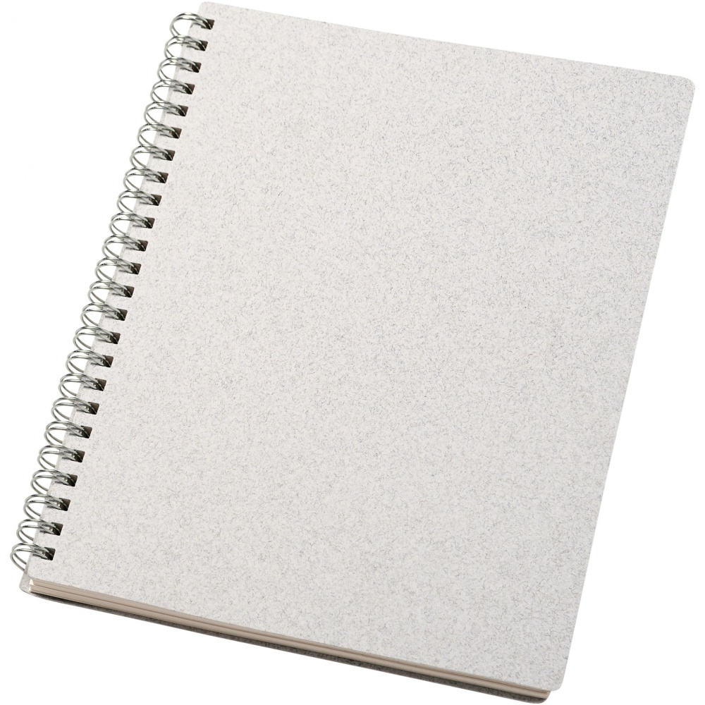 Logotrade promotional product picture of: Bianco A5 size wire-o notebook