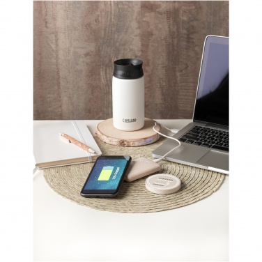 Logotrade promotional merchandise image of: Naka 5W wheat straw wireless charging pad