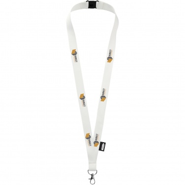 Logo trade promotional giveaways picture of: Tom recycled PET lanyard with breakaway closure