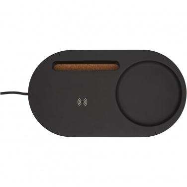 Logotrade promotional merchandise photo of: Klip 5W wireless charging desk organizer