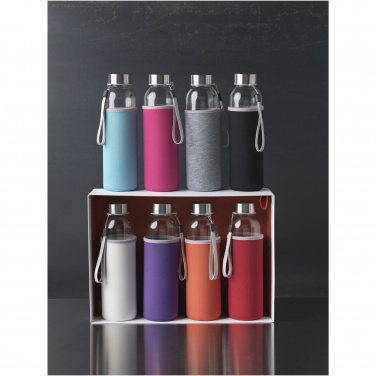 Logo trade promotional giveaway photo of: Bodhi 500 ml glass water bottle