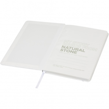 Logo trade promotional giveaways picture of: Breccia A5 stone paper notebook