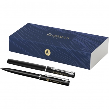 Logotrade corporate gifts photo of: Waterman Allure ballpoint and rollerball pen set