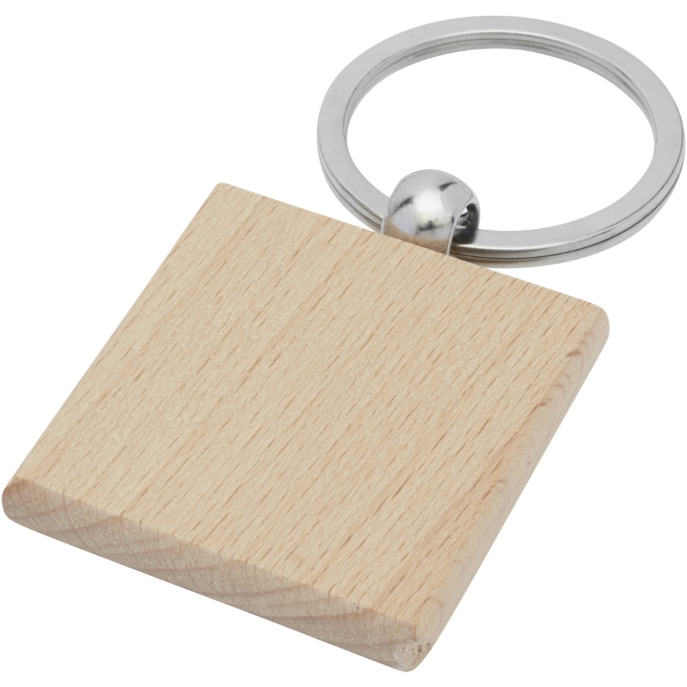 Logotrade corporate gifts photo of: Gioia beech wood squared keychain