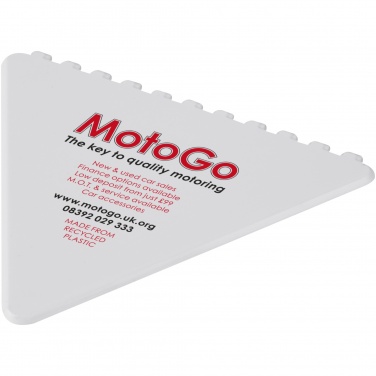 Logotrade corporate gift image of: Frosty triangular recycled plastic ice scraper