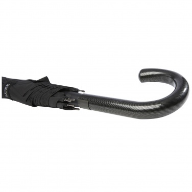 Logotrade promotional gift picture of: Fontana 23" auto open umbrella with carbon look and crooked handle