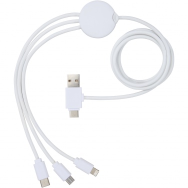 Logo trade advertising products picture of: Pure 5-in-1 charging cable with antibacterial additive