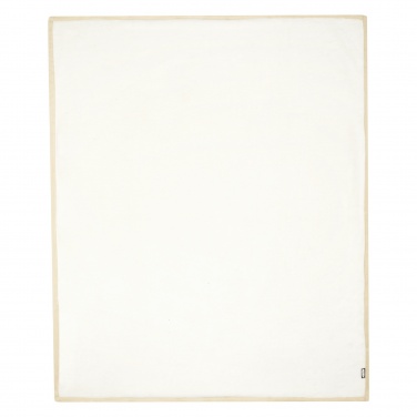 Logotrade promotional merchandise photo of: Marigold GRS certified RPET polar fleece and sherpa blanket