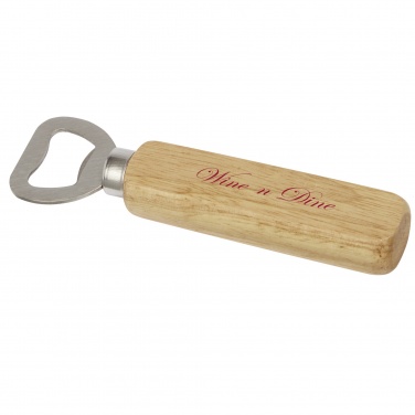 Logo trade promotional merchandise image of: Brama wooden bottle opener