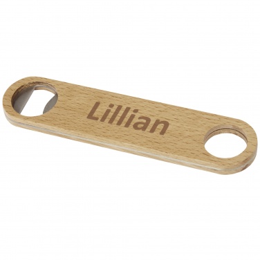 Logo trade promotional products picture of: Origina wooden bottle opener