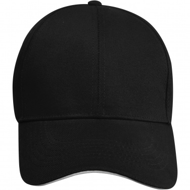 Logotrade promotional giveaways photo of: Topaz 6 panel GRS recycled sandwich cap