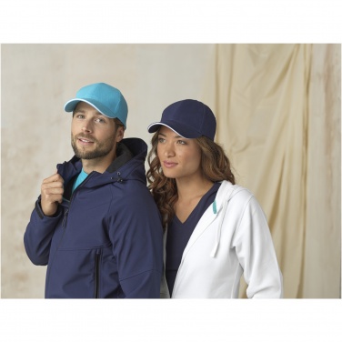Logotrade corporate gift picture of: Topaz 6 panel GRS recycled sandwich cap