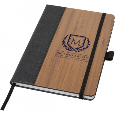 Logo trade promotional items image of: Note A5 bamboo notebook