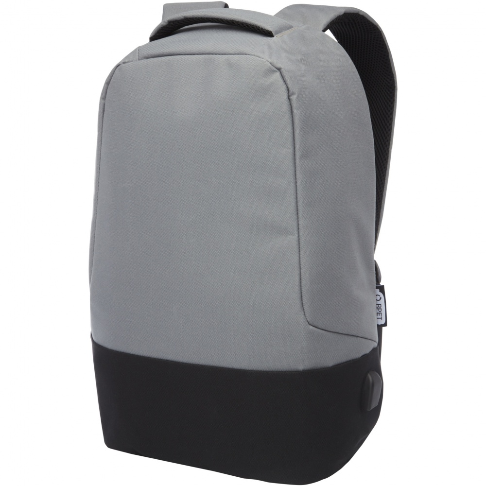 Logo trade promotional items picture of: Cover GRS RPET anti-theft backpack 18L