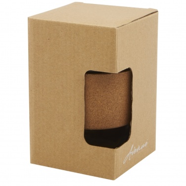 Logo trade corporate gifts image of: Lidan 360 ml borosilicate glass tumbler with silicone lid