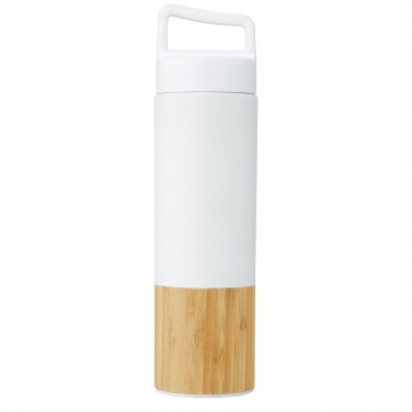 Logo trade advertising product photo of: Torne 540 ml  stainless steel bottle with bamboo outer wall