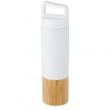 Logotrade promotional giveaway image of: Torne 540 ml  stainless steel bottle with bamboo outer wall