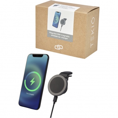 Logo trade promotional products image of: Magclick 10W wireless magnetic car charger