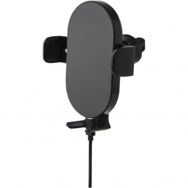 Logo trade promotional giveaways image of: Pilot 15W wireless automatic car charger 