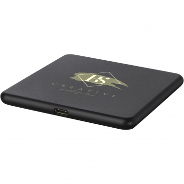 Logotrade promotional item image of: Loop 10W recycled plastic wireless charging pad