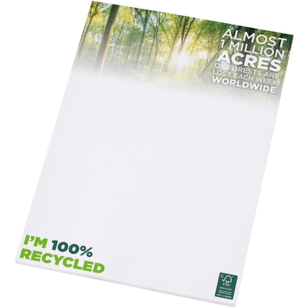 Logotrade promotional merchandise image of: Desk-Mate® A4 recycled notepad