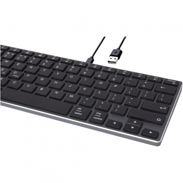 Logo trade promotional merchandise picture of: Hybrid performance Bluetooth keyboard - QWERTY