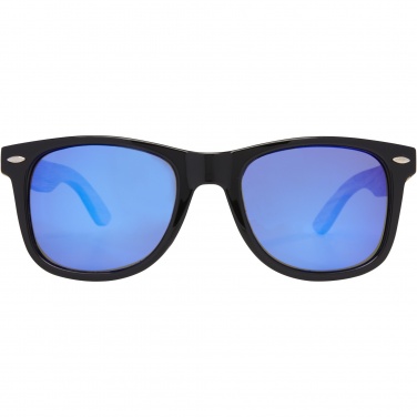 Logo trade advertising products picture of: Hiru rPET/wood mirrored polarized sunglasses in gift box