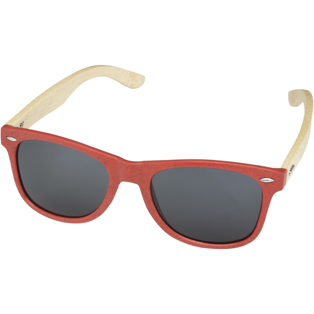 Logo trade business gifts image of: Sun Ray bamboo sunglasses