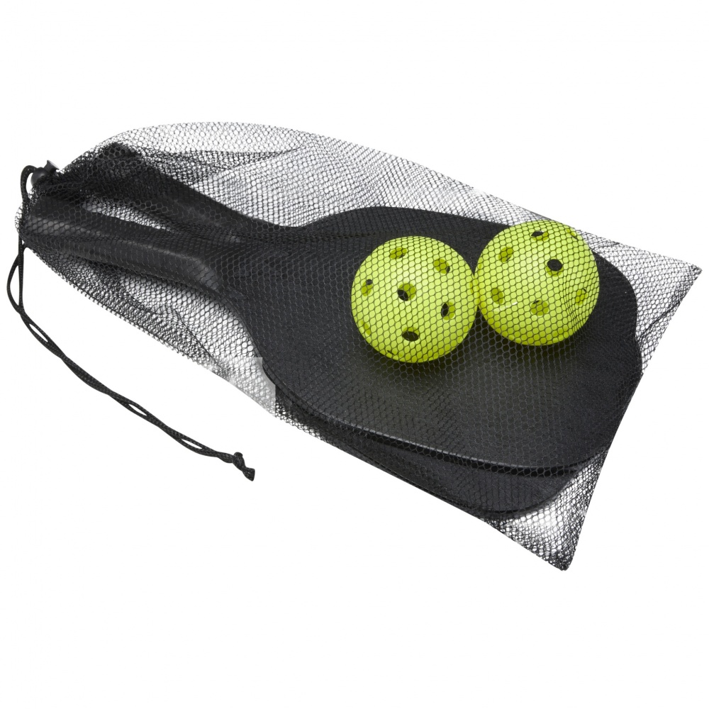 Logo trade promotional gifts image of: Enrique paddle set in mesh pouch