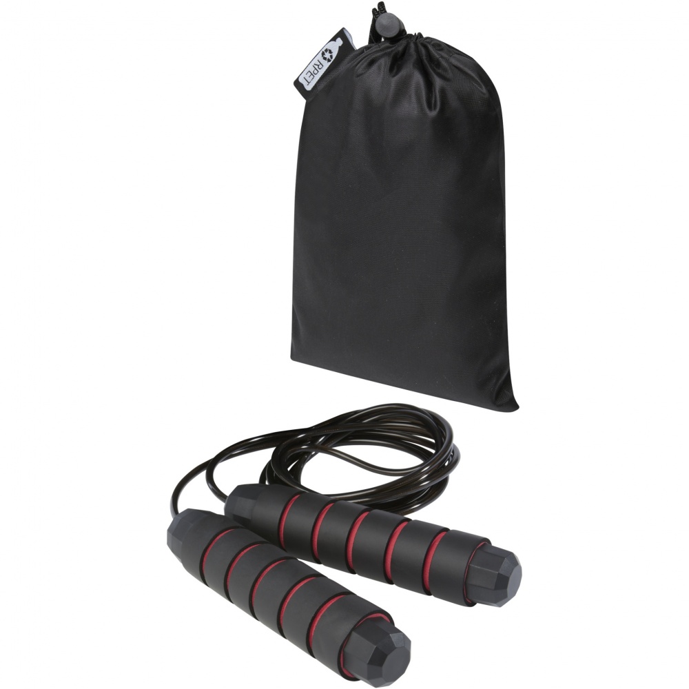 Logotrade promotional product image of: Austin soft skipping rope in recycled PET pouch