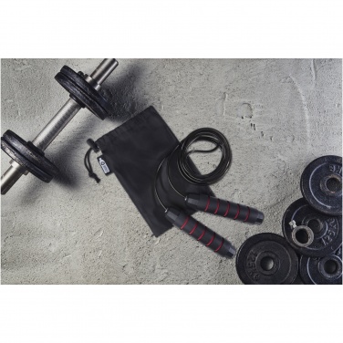 Logo trade promotional products picture of: Austin soft skipping rope in recycled PET pouch