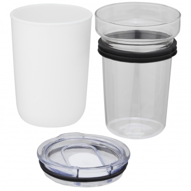Logotrade corporate gift picture of: Bello 420 ml glass tumbler with recycled plastic outer wall