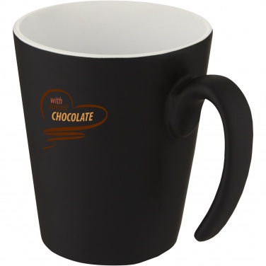 Logo trade promotional giveaways image of: Oli 360 ml ceramic mug with handle