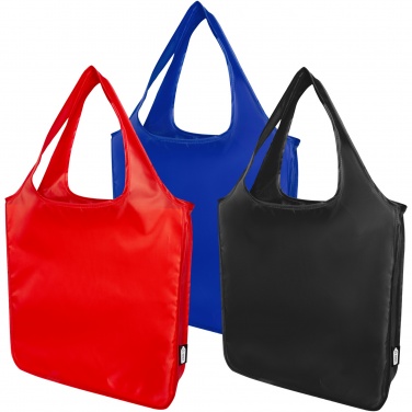 Logo trade promotional merchandise picture of: Ash RPET large foldable tote bag 14L