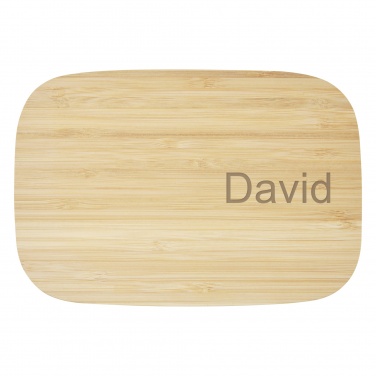 Logotrade corporate gift picture of: Tite stainless steel lunch box with bamboo lid