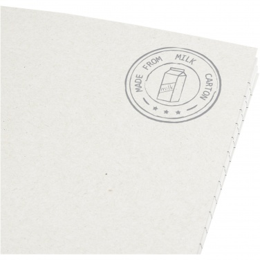 Logo trade promotional product photo of: Dairy Dream A5 size reference recycled milk cartons cahier notebook