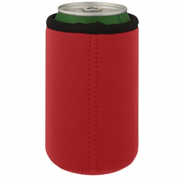 Logo trade promotional gifts image of: Vrie recycled neoprene can sleeve holder