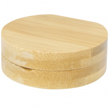 Logo trade promotional items picture of: Afrodit bamboo pocket mirror